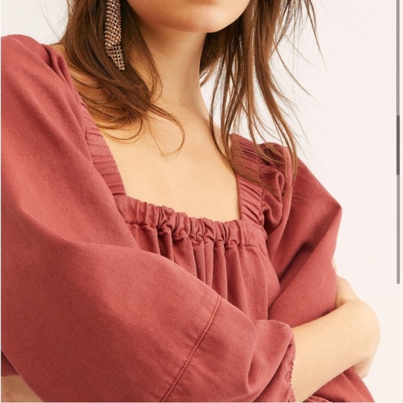 Free People Lou Jean Babydoll Dress size small - Picture 3 of 11